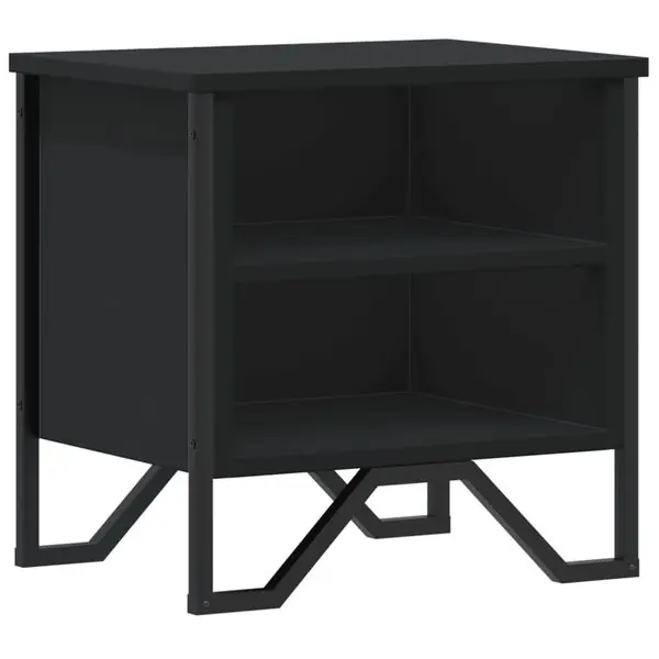 Extra rabatt vidaXL Sängbord svart 40x30x40 cm konstruerat trä