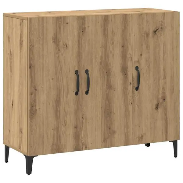 Kampanjpris vidaXL Skänk artisan ek 90x34x80 cm konstruerat trä