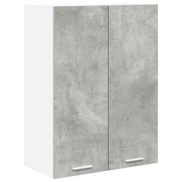 vidaXL Hängande skåp Betonggrå 60 x 31 x 80 cm Konstruerat trä Begränsad tid