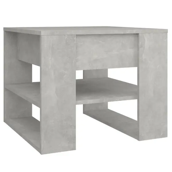 vidaXL Soffbord betonggrå 55,5x55x45 cm konstruerat trä Beställ nu