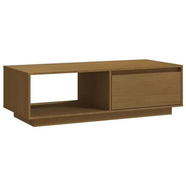 Expressleverans vidaXL Soffbord honungsbrun 110x50x33,5 cm massiv furu