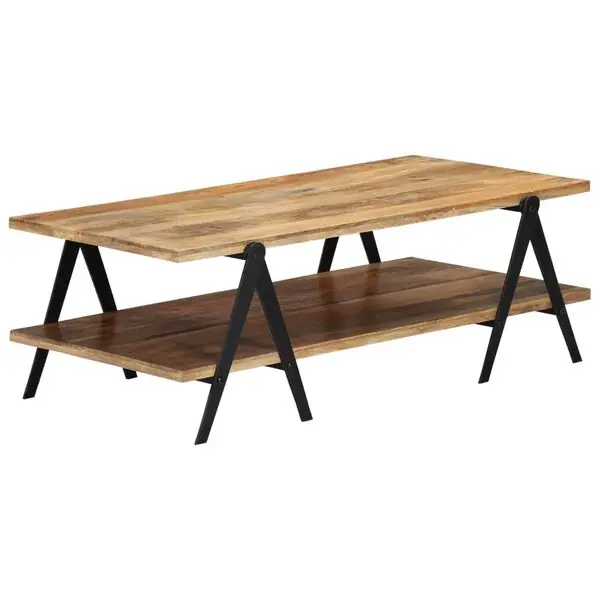 Snabb leverans vidaXL Soffbord 115x60x40 cm massivt mangoträ