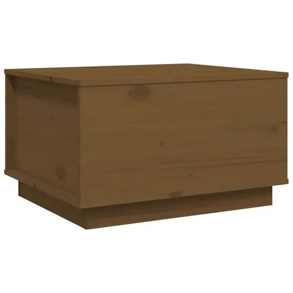 Endast idag vidaXL Soffbord honungsbrun 60x50x35 cm massiv furu