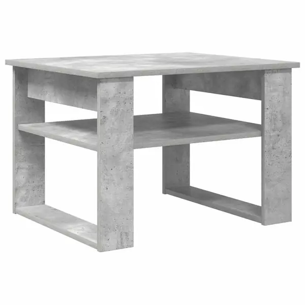 vidaXL Kaffeebord Betonggrå 64 x 54 x 44 cm Konstruerat trä Lägg i varukorgen