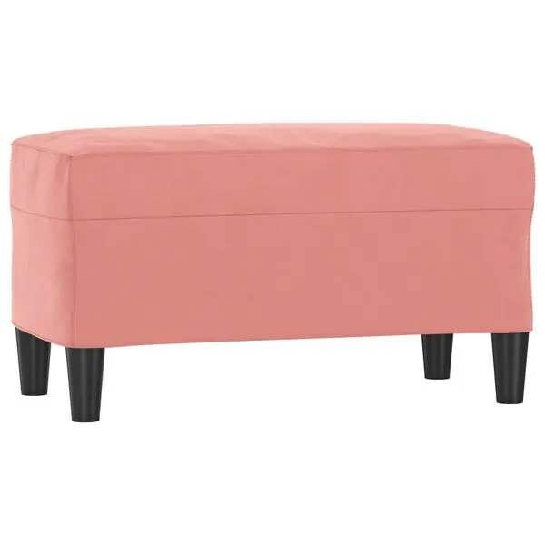 vidaXL Bänk rosa 70x35x41 cm sammet Populär