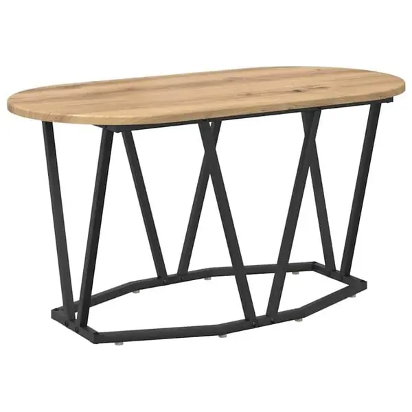 vidaXL Kaffeebord Artisan Ek 80 x 40 x 40.5 cm Rea