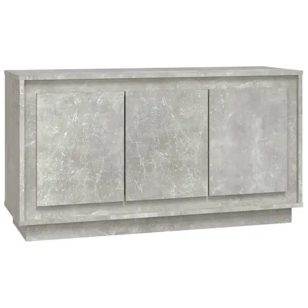 vidaXL Byrå betonggrå 102x35x55 cm konstruerat trä Reapris