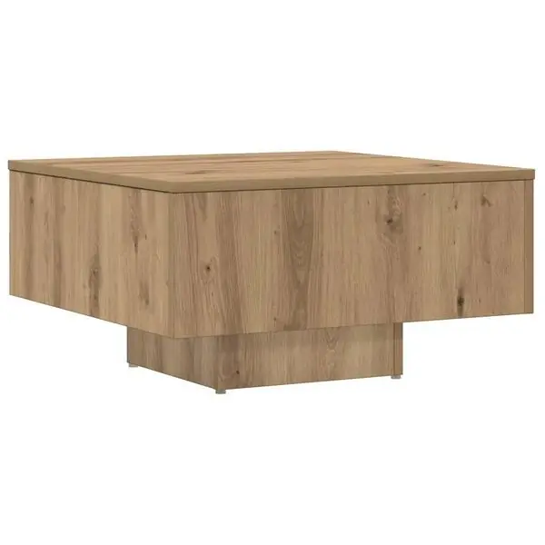 vidaXL Soffbord artisan ek 60x60x31,5 cm konstruerat trä Snabb frakt