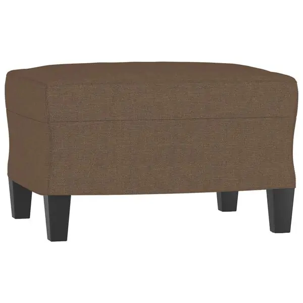 Handla nu vidaXL Fotpall brun 60x50x41 cm tyg