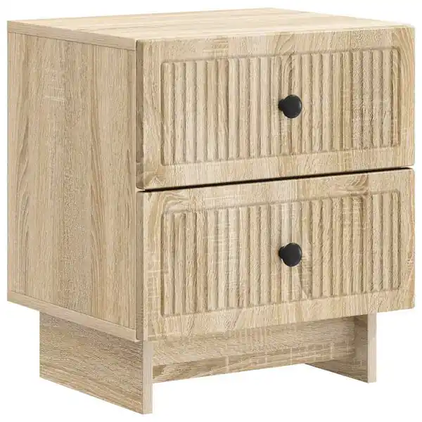 Begränsad tid vidaXL Nattduksbord Sonoma-ek 43 x 34,5 x 47,5 cm Konstruerat trä