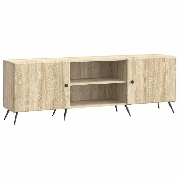 vidaXL TV-skåp Sonoma-ek 150 x 31 x 50 cm Konstruerat trä Trygg betalning
