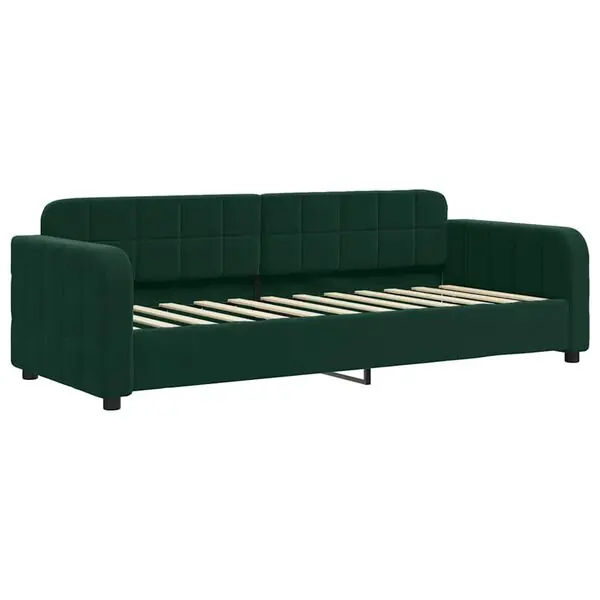 Sista chansen vidaXL Dagbädd mörkgrön 80x200 cm sammet