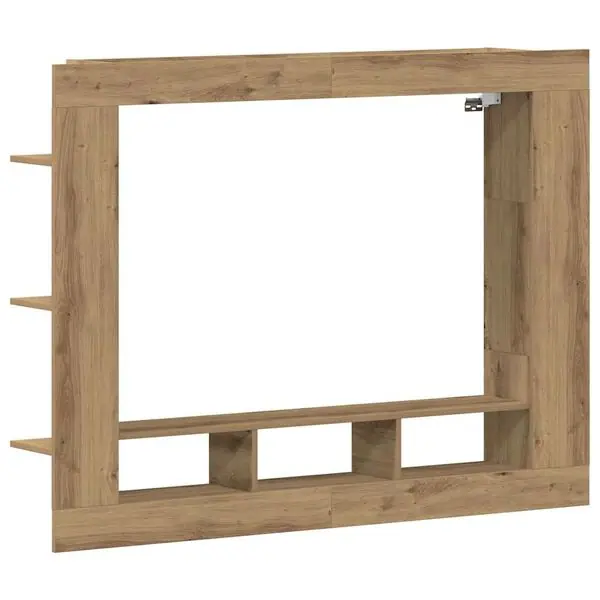 vidaXL TV-skåp artisan ek 152 x 22 x 113 cm Konstruerat trä Endast idag