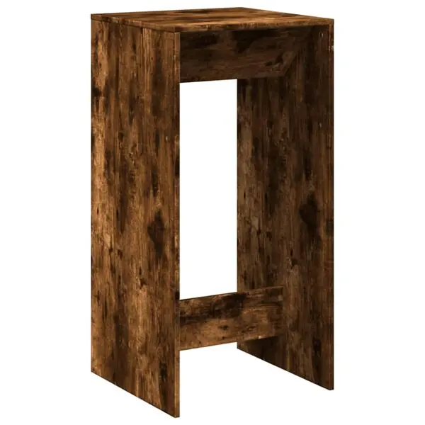 Reapris vidaXL Barbord rökfärgad ek 51x50x103,5 cm konstruerat trä