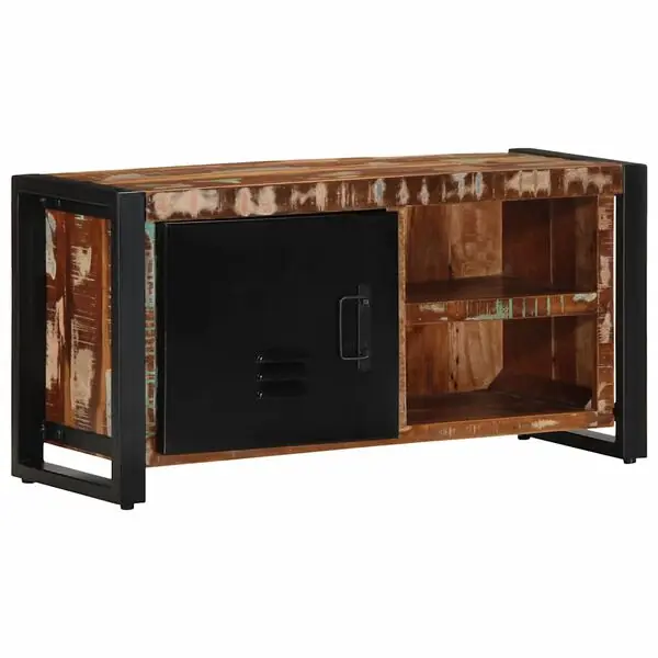 Sista chansen vidaXL TV-bänk 80x30x40 cm massivt trä återvunnet