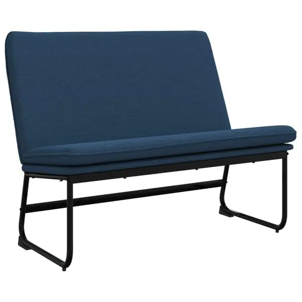 Nedsatt pris vidaXL Bänk blå 100x75x76 cm tyg