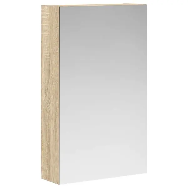 Expressleverans vidaXL Badrumsspegelskåp Sonoma-ek 30 x 10,5 x 50 cm Konstruerat trä