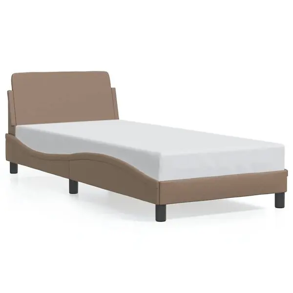 Outlet vidaXL Bed Frame "Dover" Cappuccino 80x200 cm Faux Leather