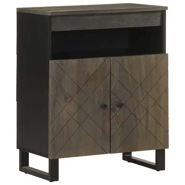 Reapris vidaXL Skänk svart 60x33x75 cm massivt mangoträ