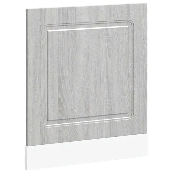 Kundfavorit vidaXL Diskmaskinspanel Kalmar grå sonoma 60x1,5x57 cm konstruerat trä