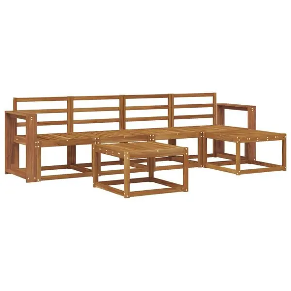 Lägg i varukorgen vidaXL Utomhussoffset 6 pcs Naturfärg