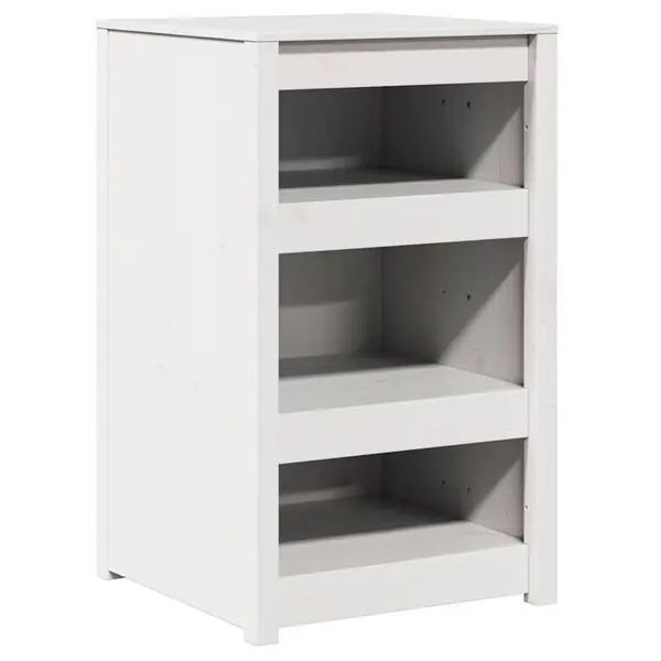 Utförsäljning vidaXL Köksskåp med hylla MEPPEL Vit 55 x 55 x 92 cm Massiv furu