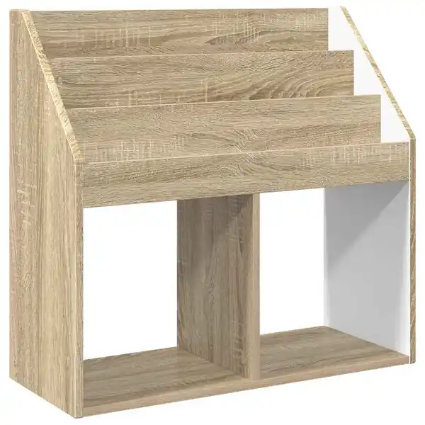 vidaXL Barnbokhylla Sonoma-ek 72,5 x 29,5 x 69 cm Konstruerat trä Kundfavorit