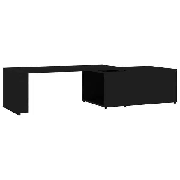 vidaXL Soffbord svart 150x50x35 cm konstruerat trä Fynd