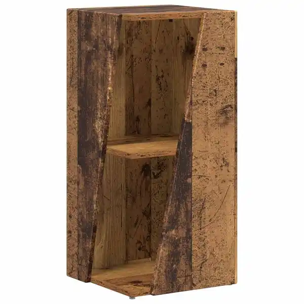vidaXL Sidobrett Gammalt trä 33 x 32 x 70,5 cm Konstruerat trä I lager