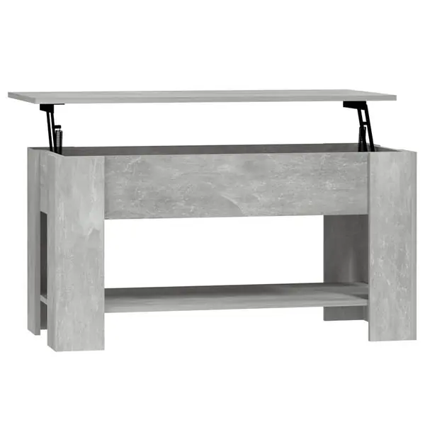 Begränsad tid vidaXL Soffbord betonggrå 101x49x52 cm konstruerat trä