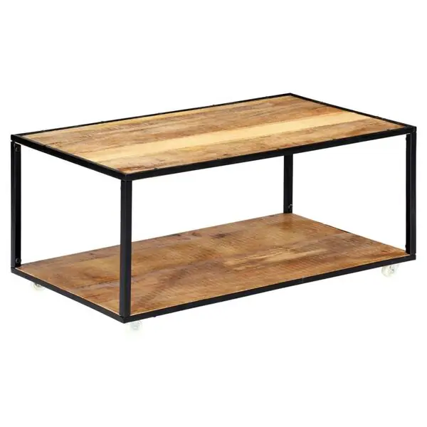 Endast denna vecka vidaXL Soffbord 90x50x40 cm massivt återvunnet trä