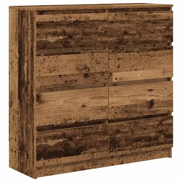 vidaXL Skänk gammalt trä 100x35x99 cm konstruerat trä Endast idag