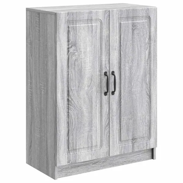 I lager vidaXL Sideboard Grå sonoma-ek 66 x 34,5 x 87 cm Konstruerat trä