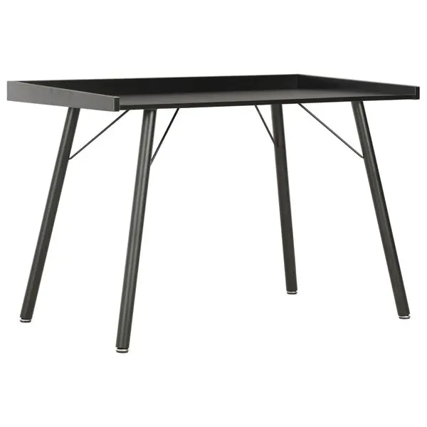 Nyhet vidaXL Skrivbord svart 90x50x79 cm