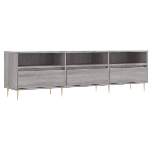 vidaXL Tv-bänk grå sonoma 150x30x44,5 cm konstruerat trä Extra rabatt