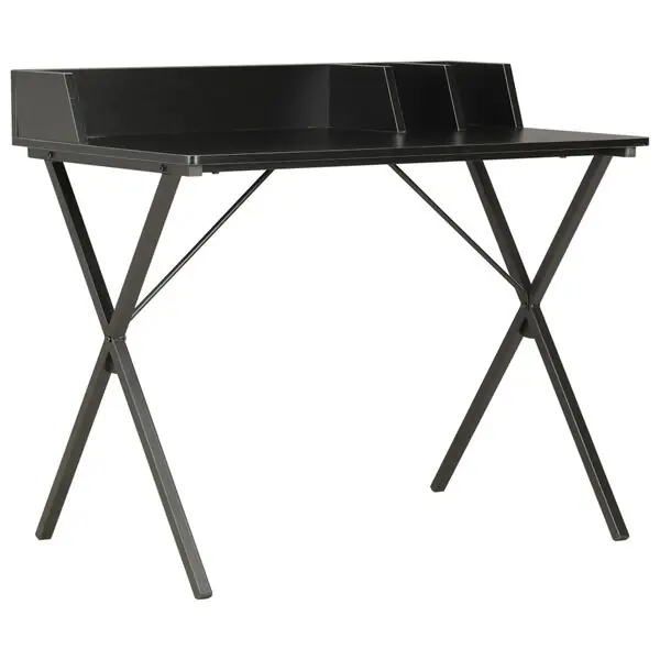 Trygg betalning vidaXL Skrivbord svart 80x50x84 cm