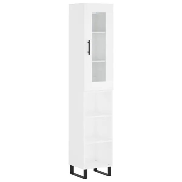 Beställ nu vidaXL Högskåp vit 34,5x34x180 cm konstruerat trä