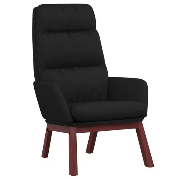 vidaXL Vilstol svart tyg Premium