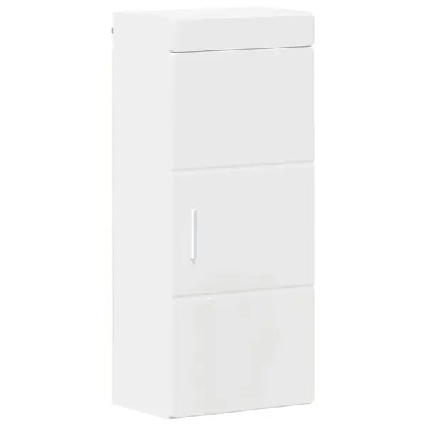 vidaXL Badrumsväggskåp TULUM Vit 37 x 24,5 x 86 cm Konstruerat trä Fynd