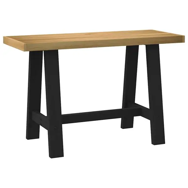 vidaXL Skrivbord NOAIN A-formade ben 120x50x75 cm massiv furu Sänkt pris