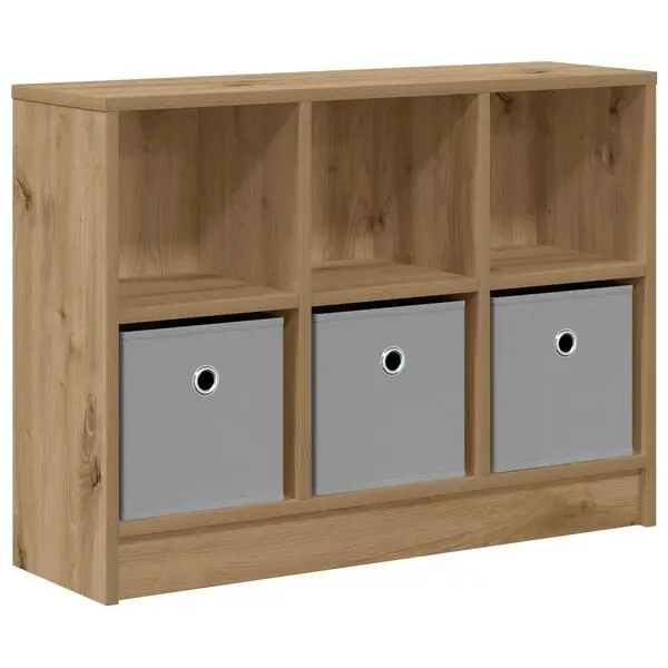 vidaXL Sideboard med låda Artisan Ek 73,5 x 22,5 x 53,5 cm Köp online