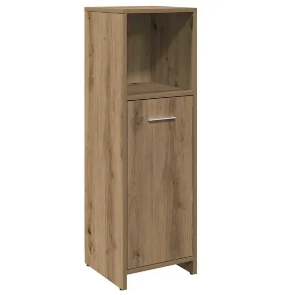 Beställ idag vidaXL Badrumsskåp artisan ek 30x30x95 cm konstruerat trä