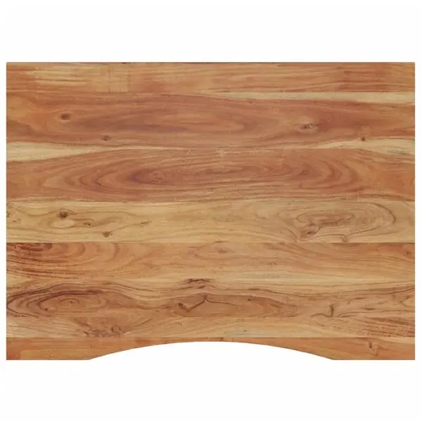 vidaXL Bordsskiva 110x80x2,5 cm rektangulär massiv akacia Populär