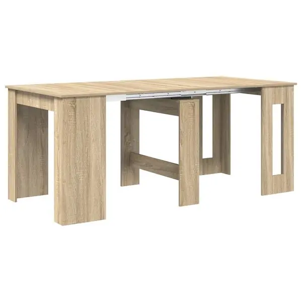 Kampanjpris vidaXL Matbord 180 x 85 x 75 cm Konstruerat trä Sonoma-ek Rektangulär