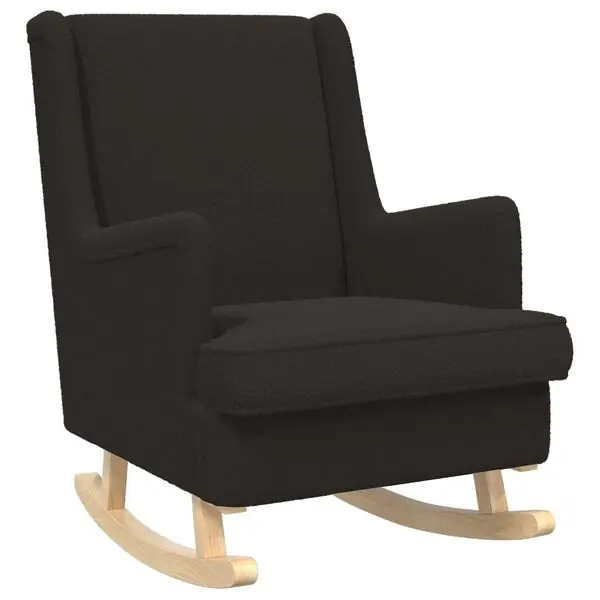 Kampanj vidaXL Gungstol Svart 62 x 80 x 85 cm Sjöfåls tyg