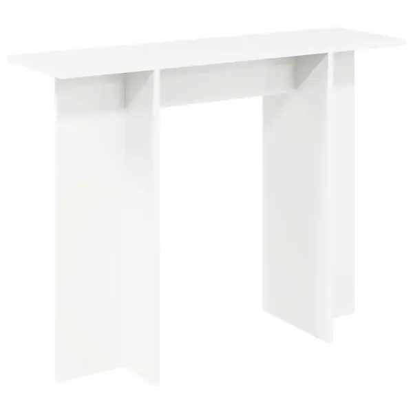 vidaXL Konsolbord Vit 100 x 30 x 75 cm Konstruerat trä I lager