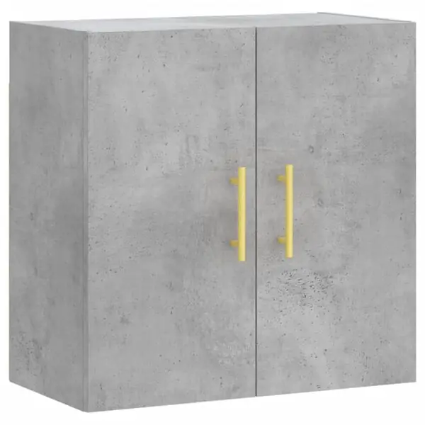 Handla nu vidaXL Väggskåp betonggrå 60x31x60 cm konstruerat trä