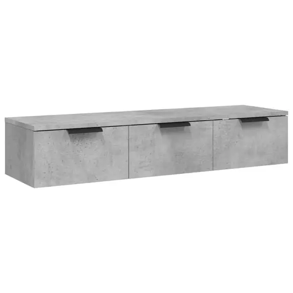 Reapris vidaXL Väggskåp betonggrå 102x30x20 cm konstruerat trä