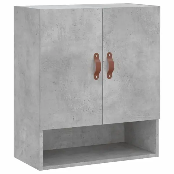 vidaXL Väggskåp betonggrå 60x31x70 cm konstruerat trä risnedsättning