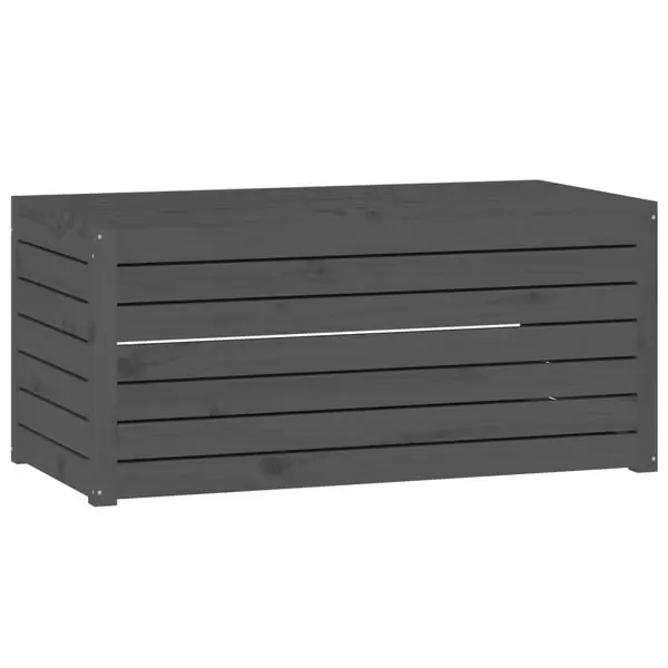 vidaXL Dynbox grå 101x50,5x46,5 cm massiv furu Sänkt pris